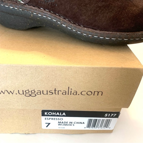 UGG Kohala Women's Brown
Suede Leather Clog Mules Slip-On Shoes - Picture 7 of 7